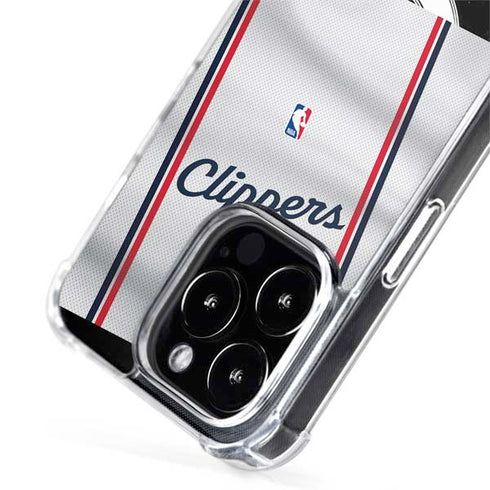 NBA Los Angeles Clippers Team Jersey iPhone 15 Pro MagSafe Case